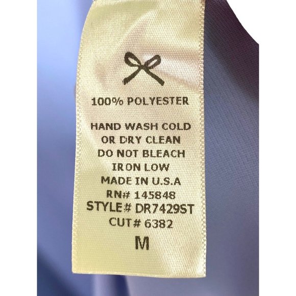 French Grey Sky Blue Cold Shoulder Mini Dress - Picture 8 of 8